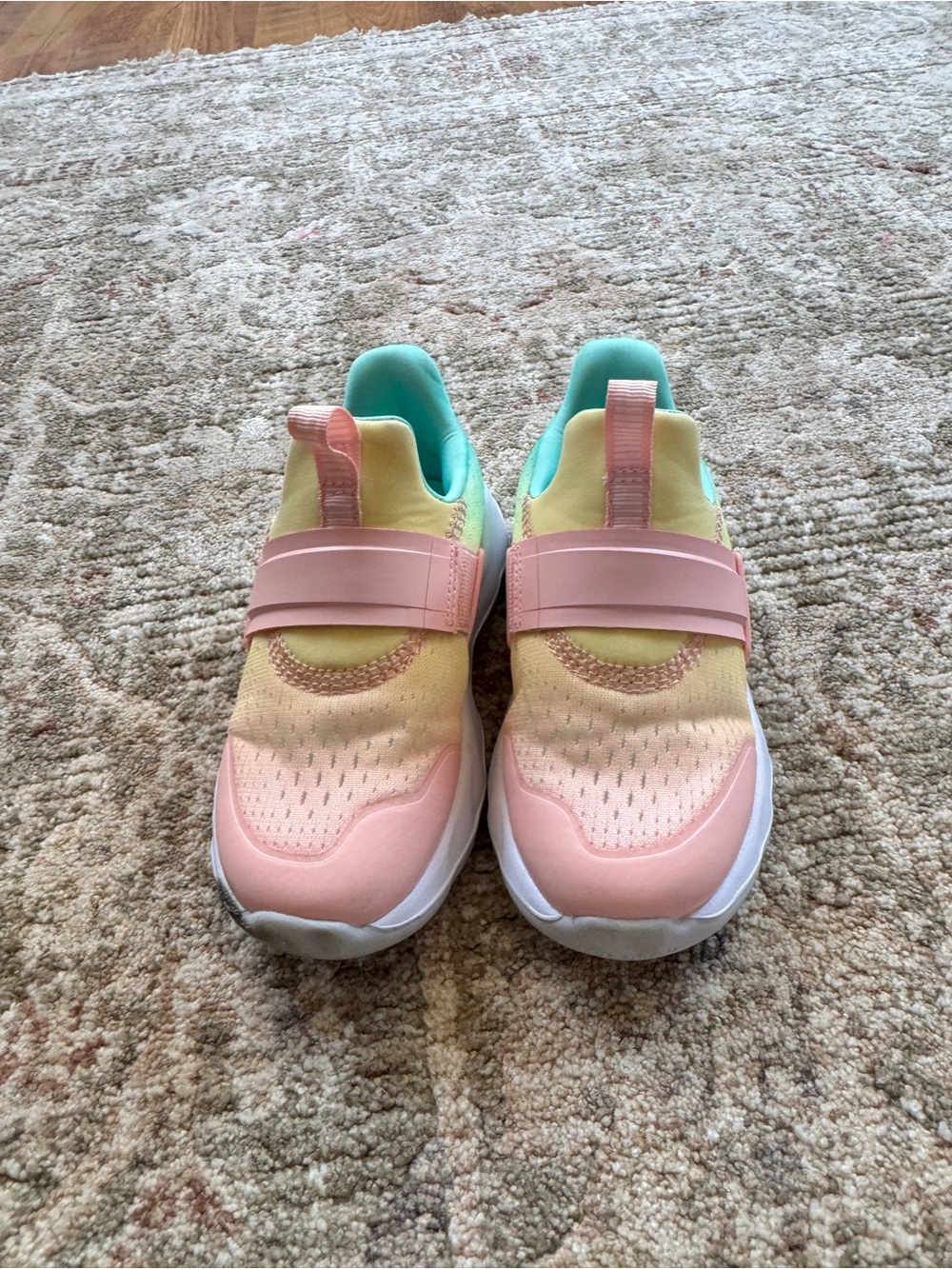all in motion Kids Slip-On Sneakers in Pink, Yellow & Mint